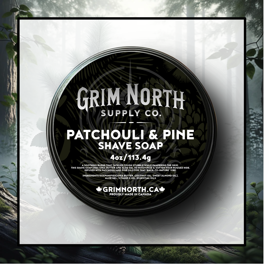 Pachouli & Pine Shave Soap