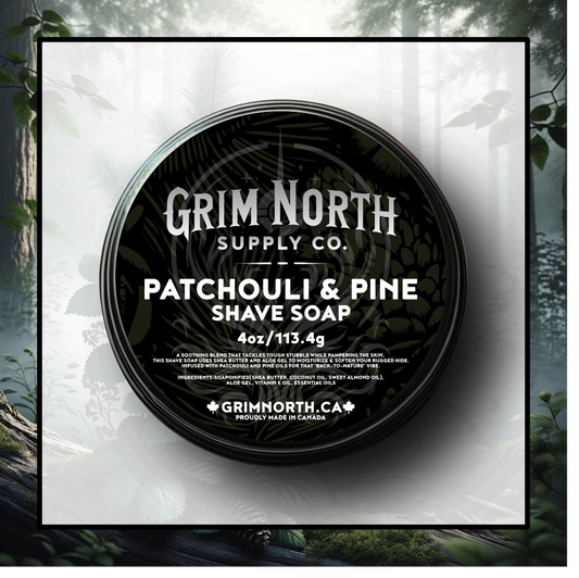 Pachouli & Pine Shave Soap